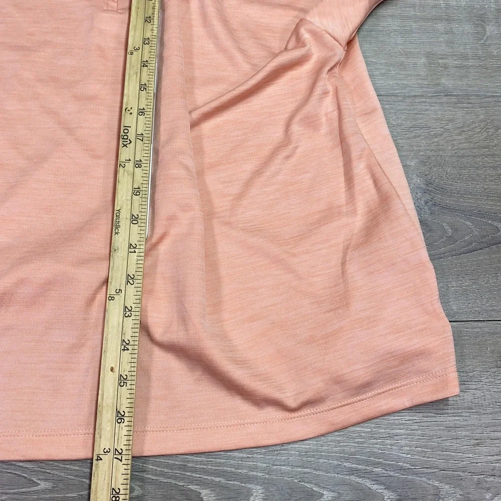 Nike Dri-FIT Running Shirt Mens Medium Pink 1/4 Zip‎ Pullover Long Sleeve Top